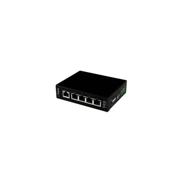 Startech.com switch di rete commutatore industriale gigabit ethernet a 5 porte non gestito - guide din / montabile a parete - IES51000