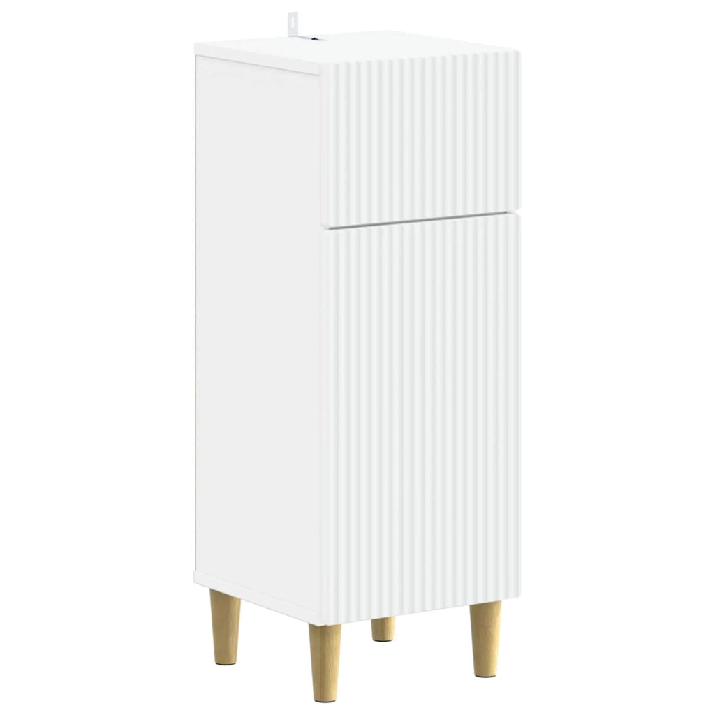 Mobiletto da Bagno ARNHEM Bianco 30 x 31 x 80 cm 896605