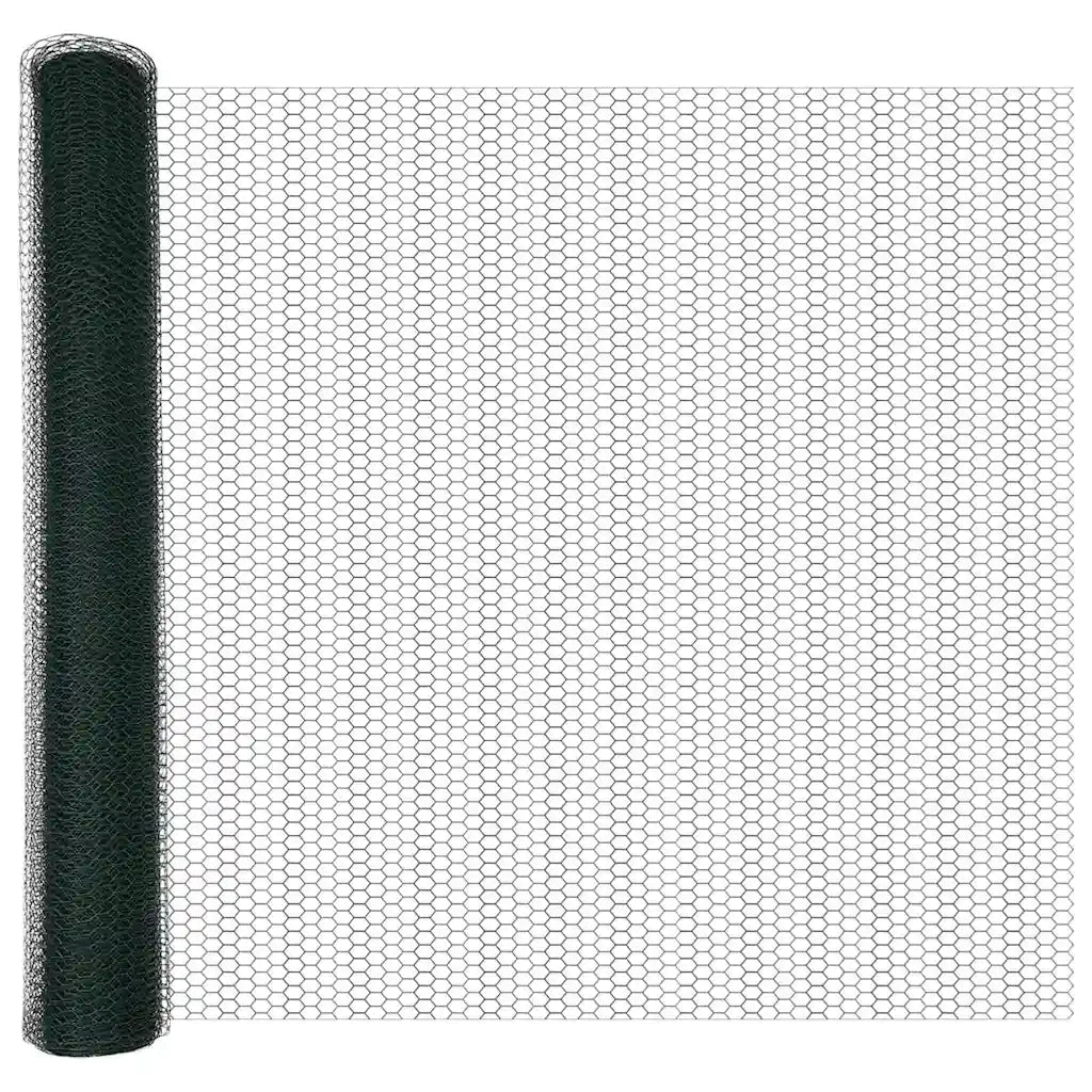 Palo della recinzione Verde 100 x 1 m (maglia 13 mm)
