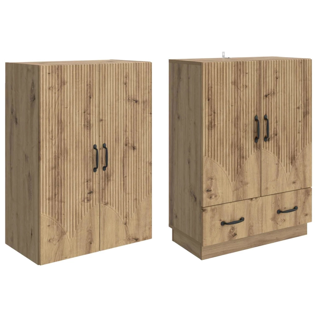 Set di armadi 2 pz Rovere Artigianale Legno ingegnerizzato 3416780