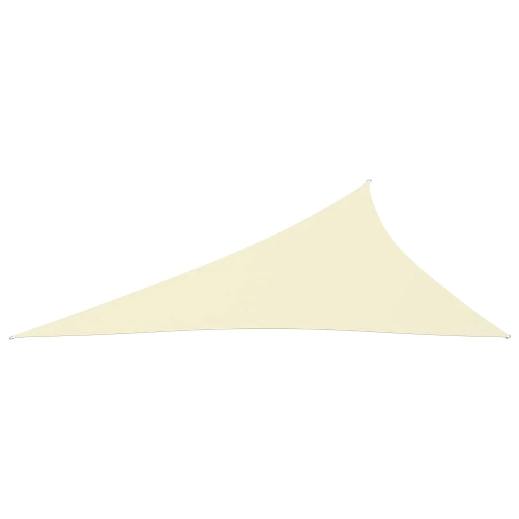 Vela ombreggiante/ombrellone triangolare in tessuto Oxford 3 x 4 x 5 m crema 02_0009845