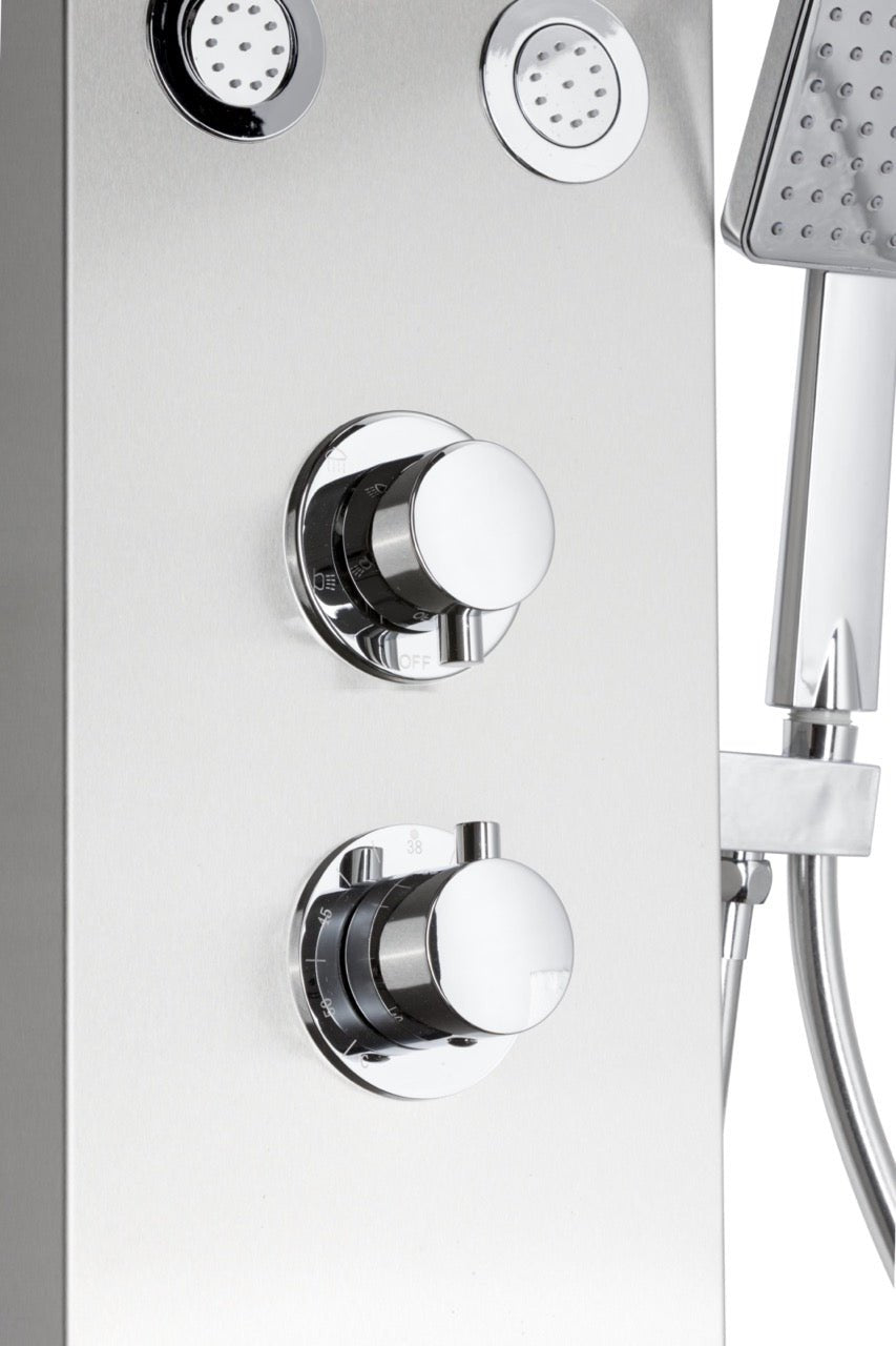 Colonna doccia idromassaggio pannello multifunzione