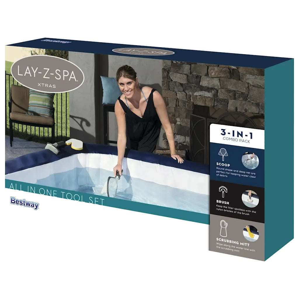 Bestway Set Strumenti Pulizia Lay-Z-Spa All in One 92894