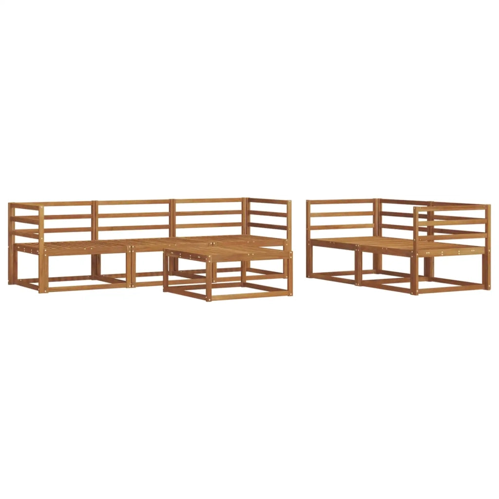 Set di divani da esterno 6 pcs Naturale 3367177