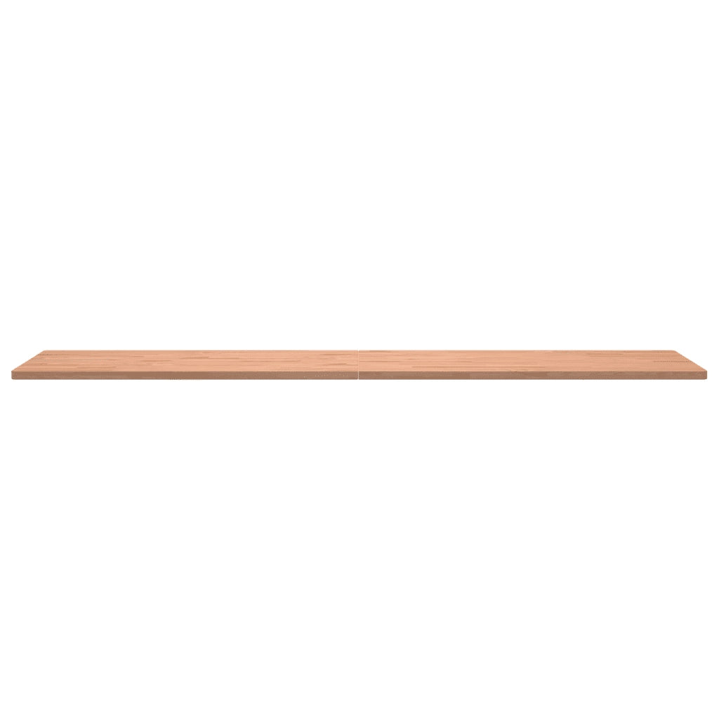 Piano Scrivania 200x55x2,5 cm in Legno Massello di Faggio 356097