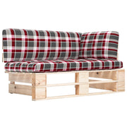 Divano Angolare da Giardino su Pallet Legno di Pino Impregnato cod mxl 54956