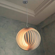 Trade Shop - Lampada A Sospensione 3d Geometrico Cerchio E27 Lampada Regolabile Pendente Lp-85b -
