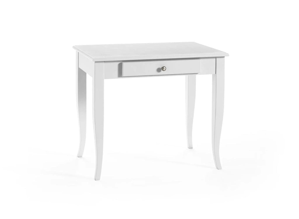 Scrivania 1 cassetto legno bianco sporco 90x57x76 - Mobili 2G