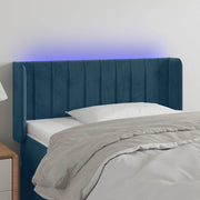Testiera a LED-Testata con LED Blu Scuro 103x16x78/88 cm in Velluto 208378