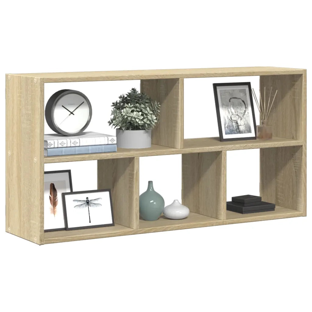 vidaXL Scaffale a Parete Rovere Sonoma 100x25x50 cm Legno Multistrato