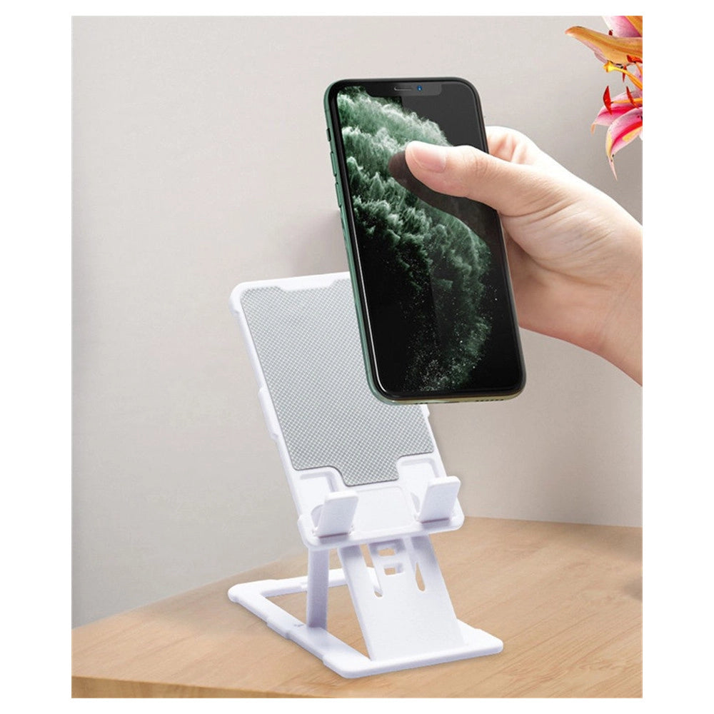 Trade Shop - Supporto Da Scrivania Porta Cellulare Tablet Da 4" Ufficio Ultra Sottile Q-zj302 -