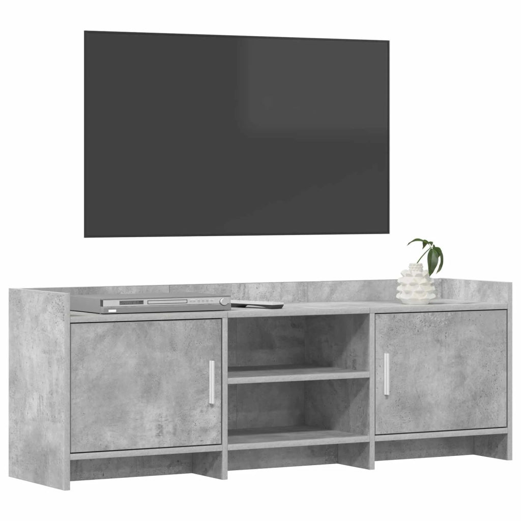 Mobile TV 130 x 33 x 47 cm Grigio Cemento Legno ingegnerizzato 8011174
