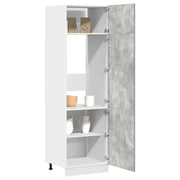 vidaXL Mobile per Frigo “Lyon” Grigio Cemento 60x57x207 cm
