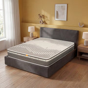 Materasso Molle Insacchettate e Memory Una Piazza e Mezzo 120x190, alto 25 cm - Rivestimento Carbon. | Zefiro