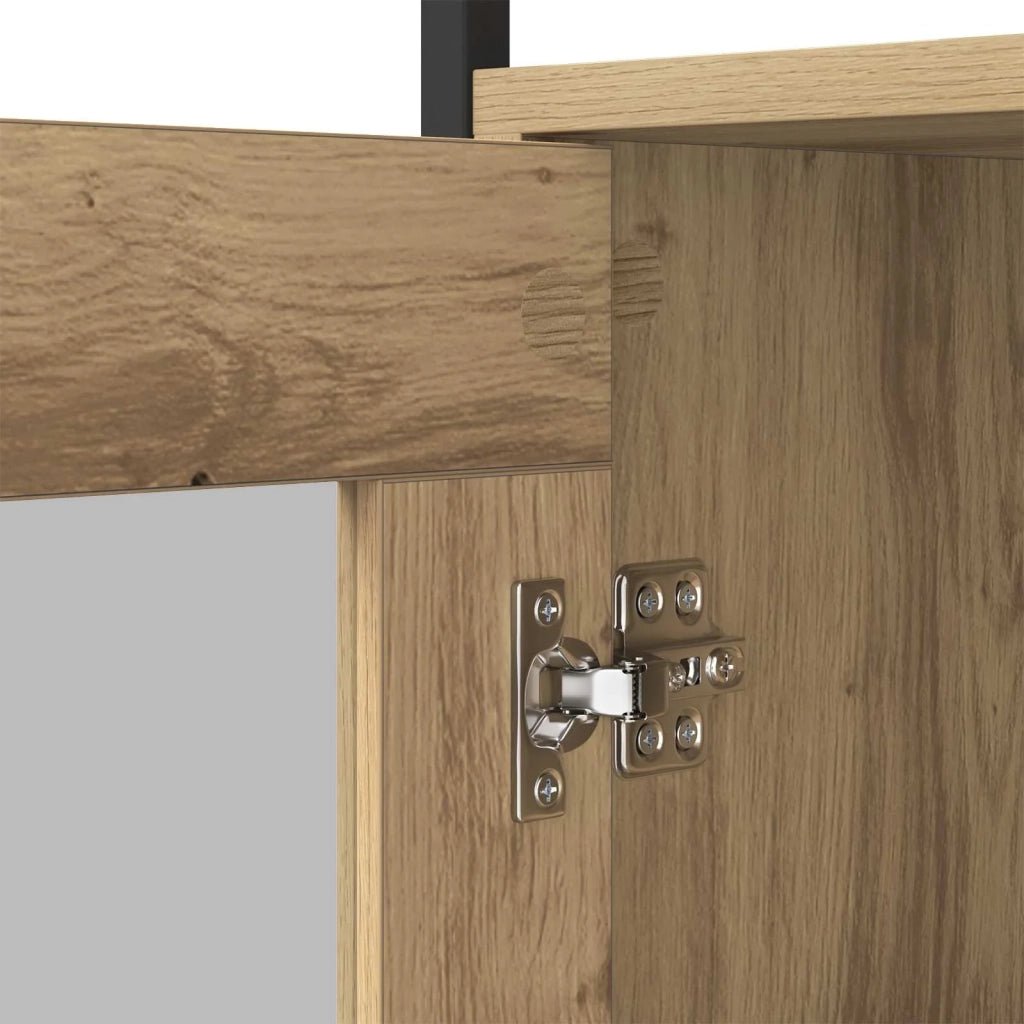 Credenza Rovere artigianale 100 x 35 x 80 cm Legno multistrato
