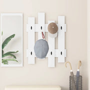 vidaXL Appendiabiti a muro Bianco 60 x 3 x 82 cm Legno multistrato