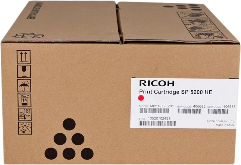 Ricoh 821229 cartuccia toner 1 pz Originale Nero