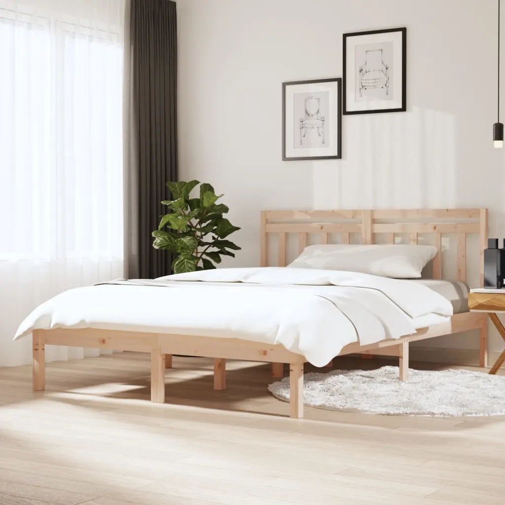 Giroletto-Struttura Letto in Legno Massello di Pino 120x200 cm 919360