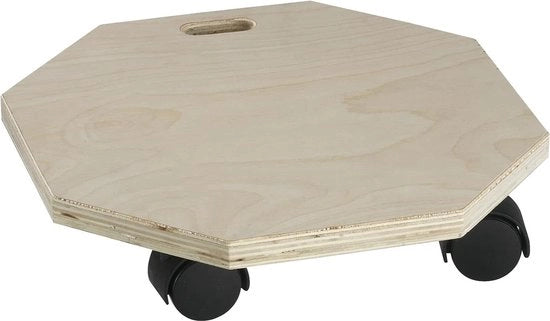 Trasportatore ottico - capacità di carico 80 kg - 280 x 280 mm - trasportatore di mobili - ruote KS