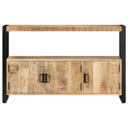 Armadietto 120x30x75 cm in Legno Massello di Mango 247923