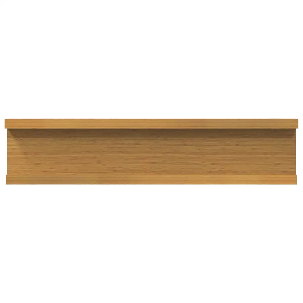 2 pz Scaffale da parete | Ripiano a parete | Mensola a parete Beige 40 x 9 x 3 cm Legno multistrato