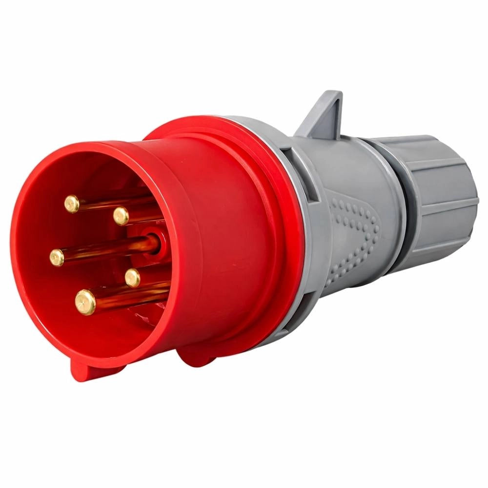 Ecova spina industriale trifase rossa ip44 3pnt per cantiere *** ampere 16 ampere, confezione 1