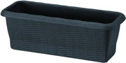 Bama FIORIERA RETTANGOLARE PAGLIA NORMAL Col. Antracite cm. 50x20x17,5 h