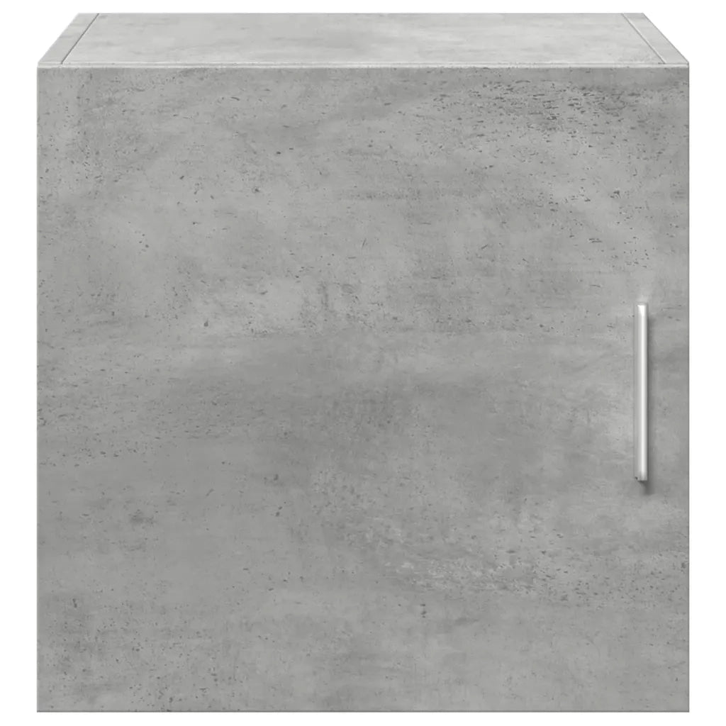 Mobile a Parete Grigio Cemento 40x42,5x40 cm Legno Multistrato