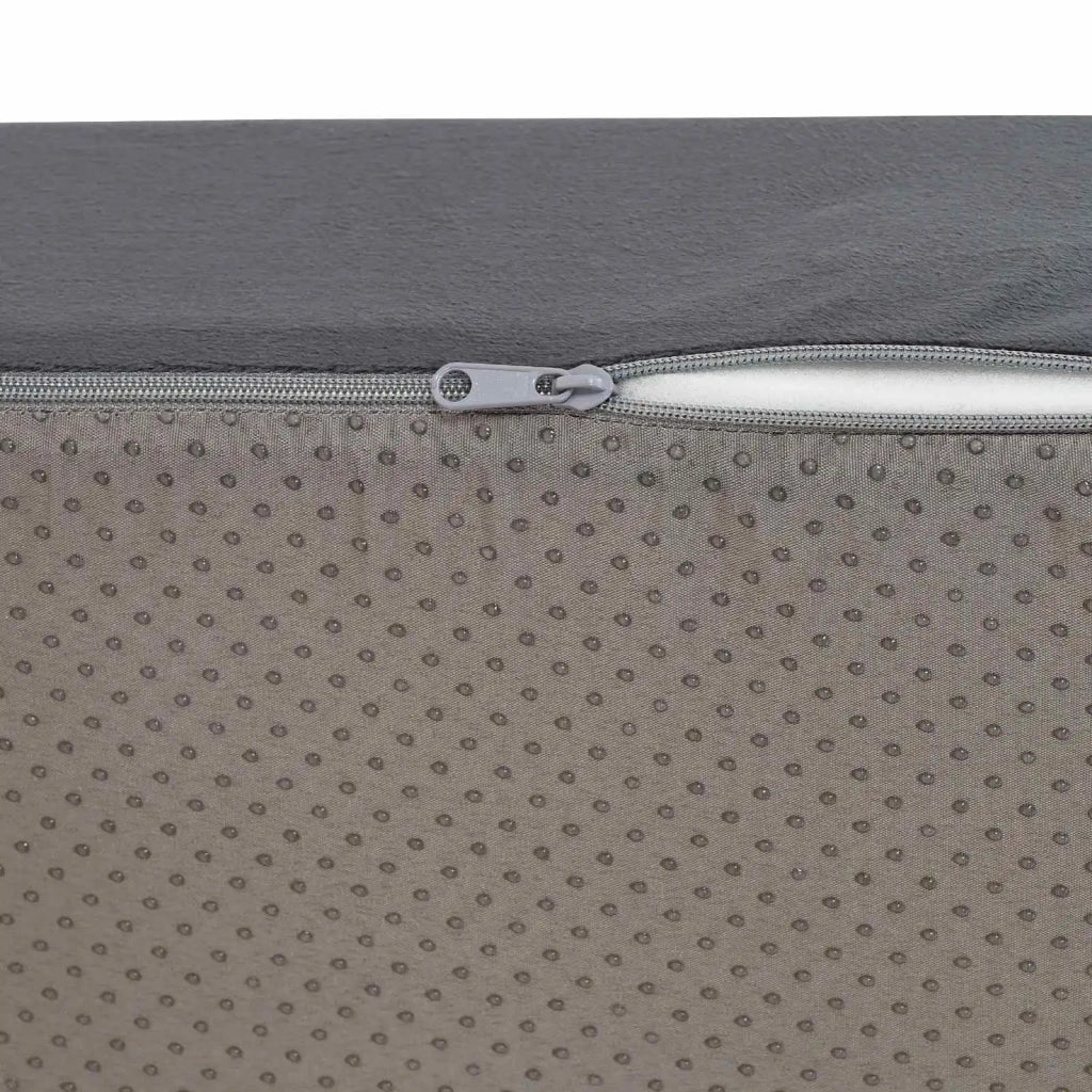 Cuscino per la seduta Grigio 40 x 40 x 10 cm Schiuma PU 42020200
