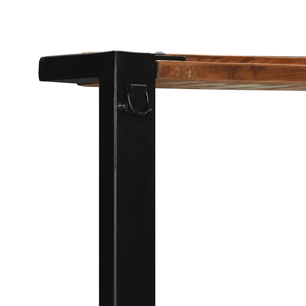 vidaXL Appendiabiti Multicolore 80x40x190 cm Legno Massello Recupero
