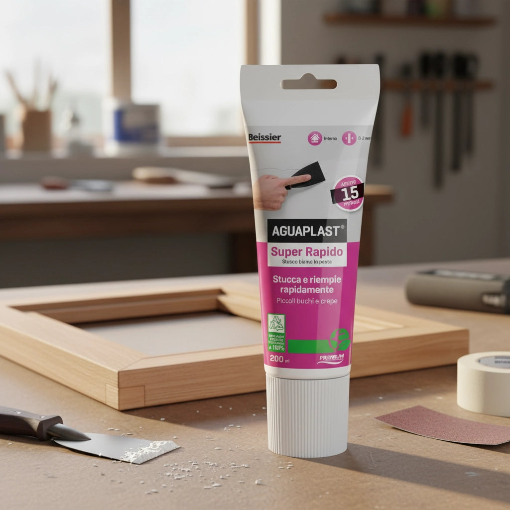 Aguaplast super rapido stucco bianco pronto all’uso 200 ml