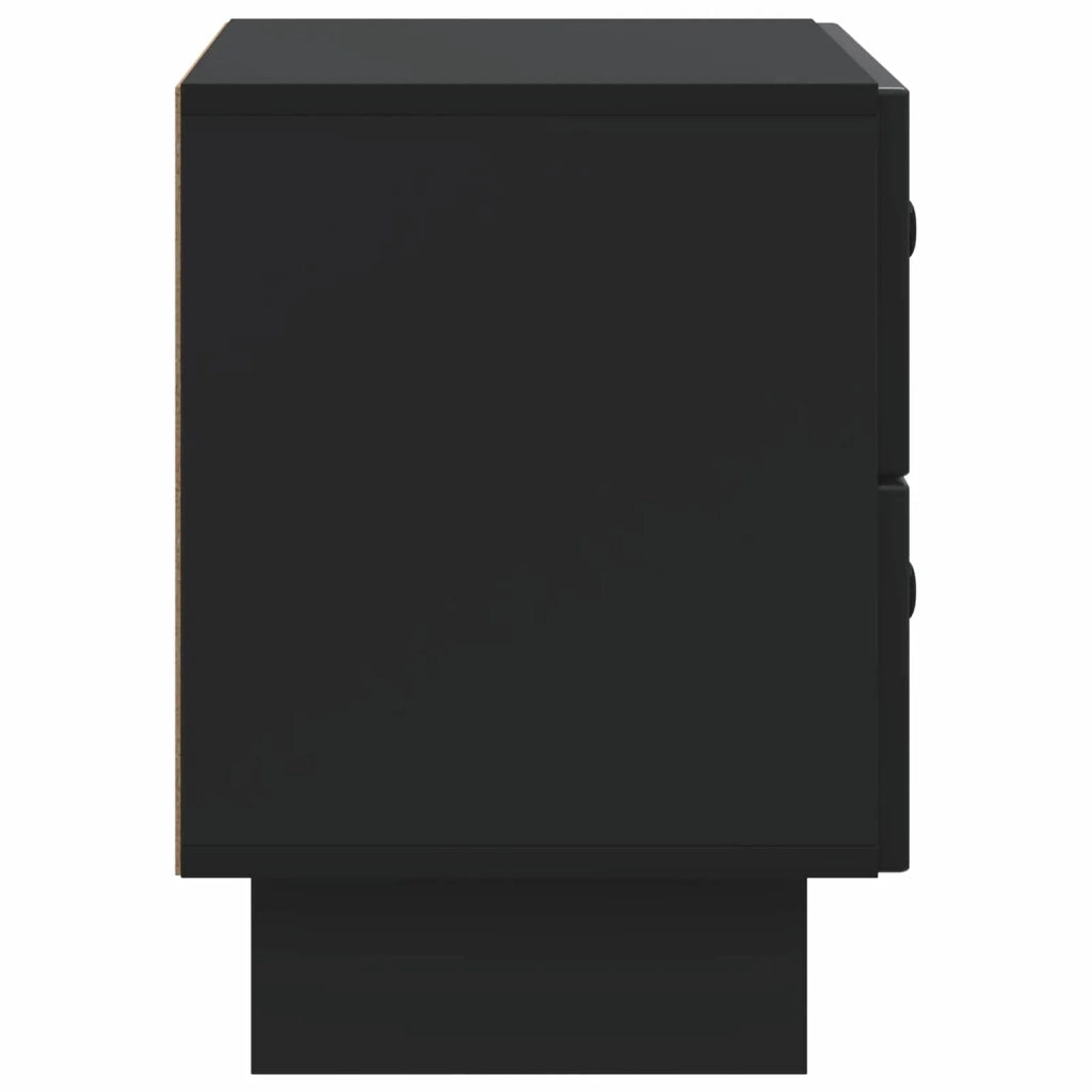 Armadio da Notte Nero 62 x 34,5 x 47,5 cm Legno ingegnerizzato 893856