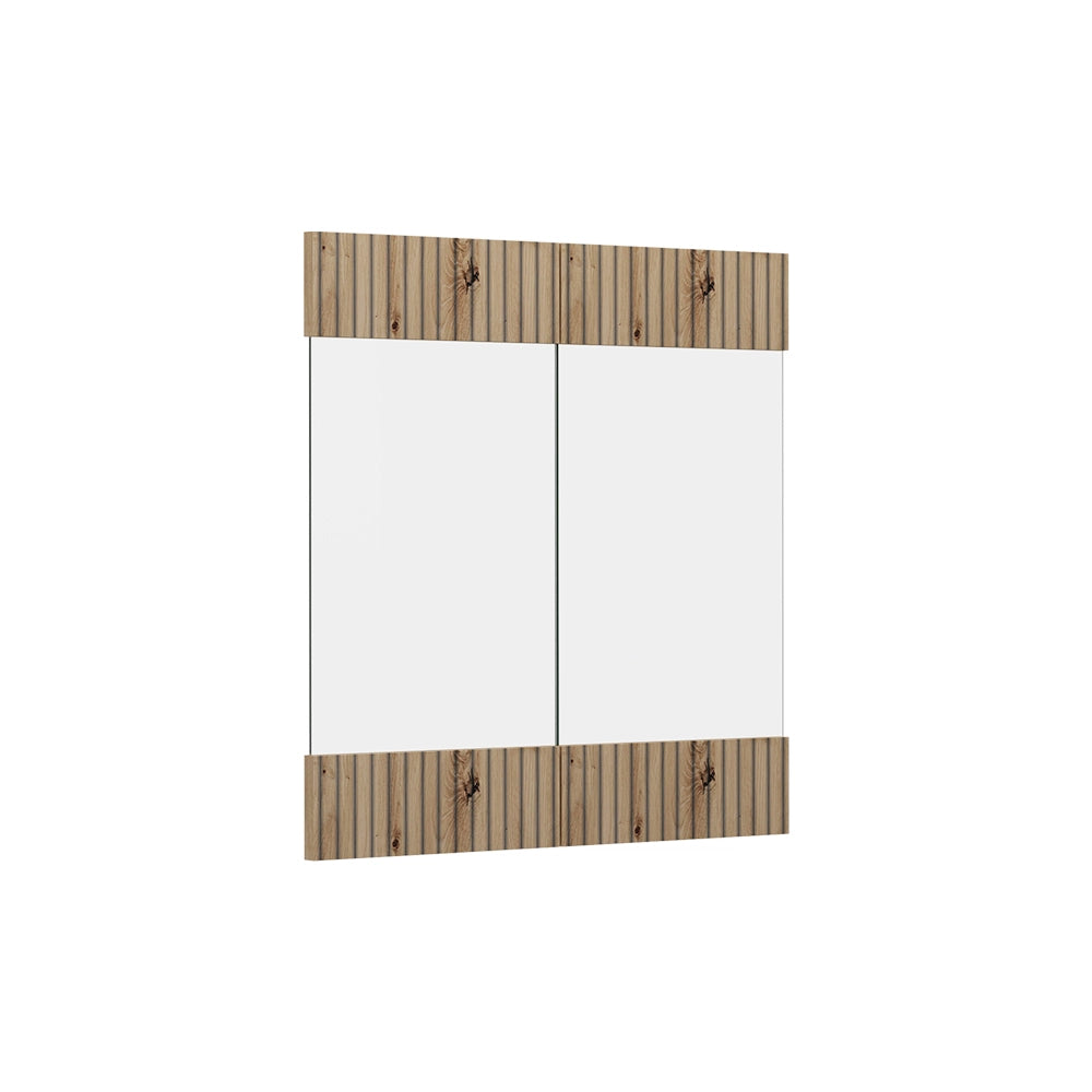 Vicco Frontale cucina Rovere artigianale 59.2 x 59 cm frontale del mobile per pensile con vetro