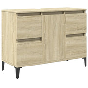 Mobile Lavabo | Armadio Lavabo Rovere Sonoma 80x33x60 cm in Legno Multistrato