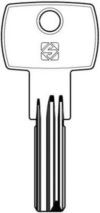 chiavi punzonate silca art. vi19 olc gr.6/2 cod:ferx.43788