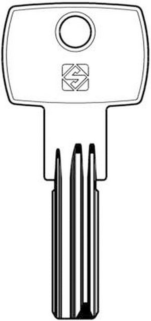 chiavi punzonate silca art. vi19 olc gr.6/2 cod:ferx.43788