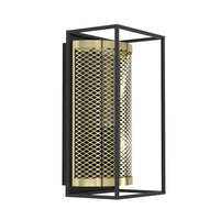 Applique Vintage Nohales Acciaio Nero 1 Luce E27