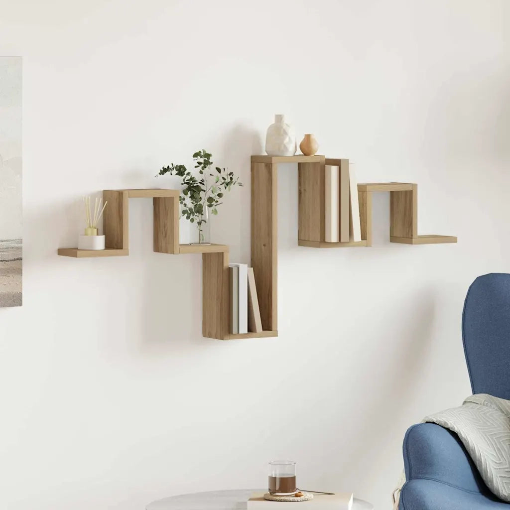 Scaffale da parete Rovere artigianale 104,5 x 43 x 10 cm 869115