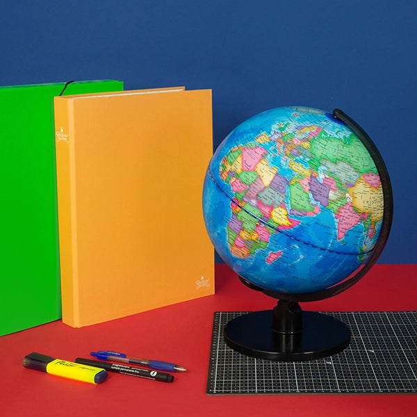 Mappamondo Girevole Educativo ¨C Xylo ¨C Globo Terrestre per Studio Geografia Bambini