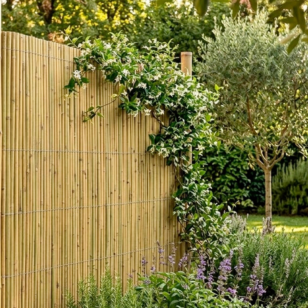 Schermatura In Bamboo Steccato Oscurante E Difesa Sguardi Solida Per Giardini Terrazze Porticati Bar Stabilimenti Estivi Pratica Da Installare Eterna E Design Naturale 1.5 x 3 Metri