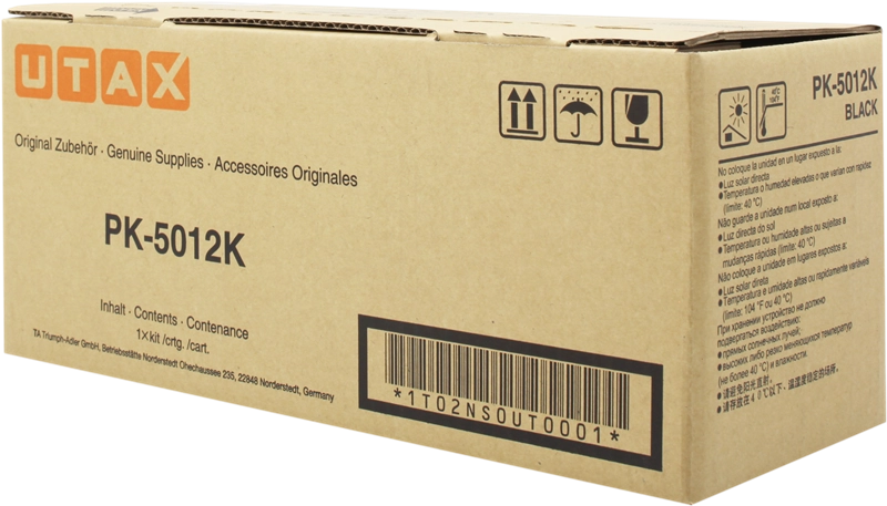 ORIGINAL Utax toner nero PK-5012K 1T02NS0UT0 ~12000 Seiten