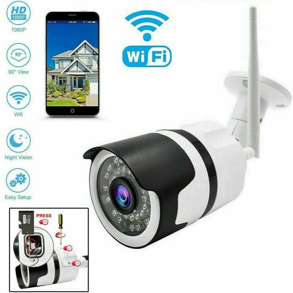 Trade Shop - Telecamera Ip Camera Hd Wireless Led Ir Infrarossi Ipcam Tf 36 Led Esterno -