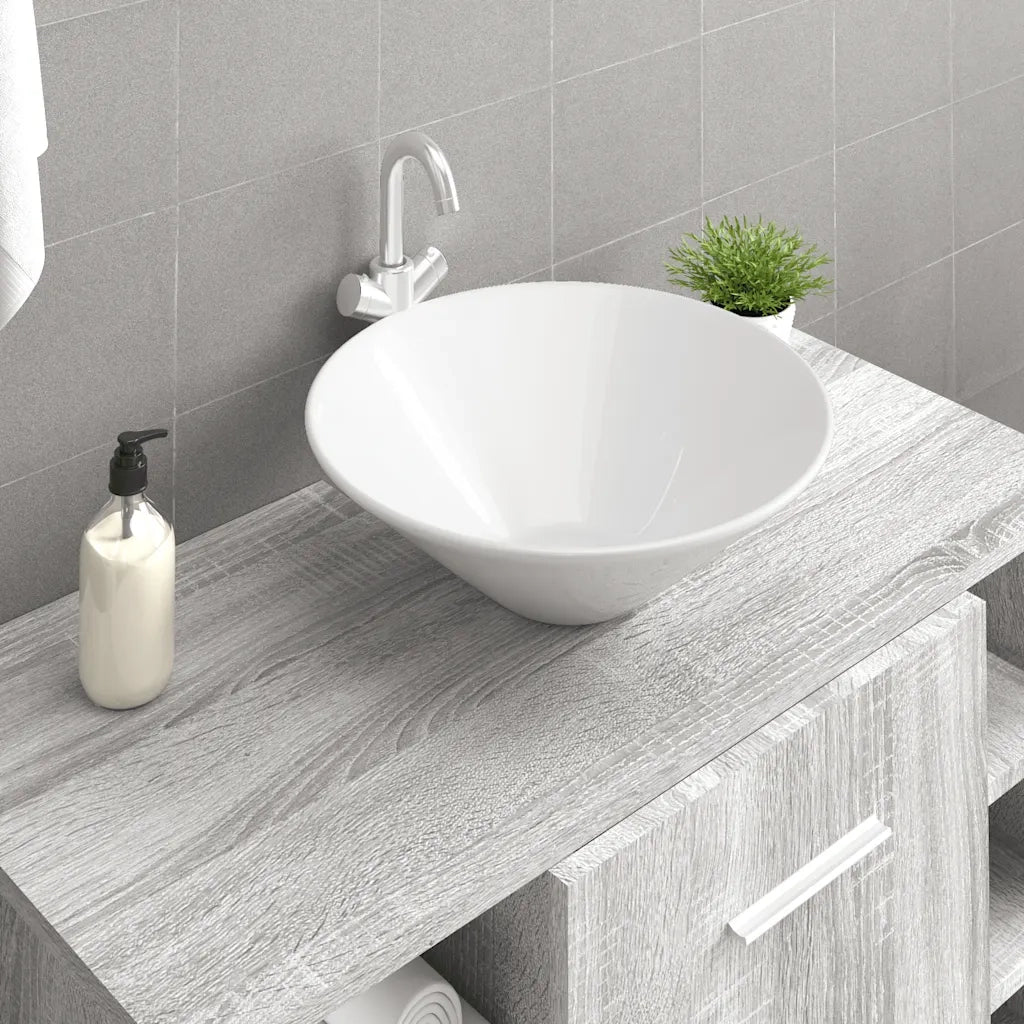 Lavandini 2 pz Bianchi 42x42x14 cm in Ceramica 242571