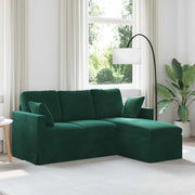 Divano Verde Scuro 178 x 134 x 80 cm Velluto 42024451