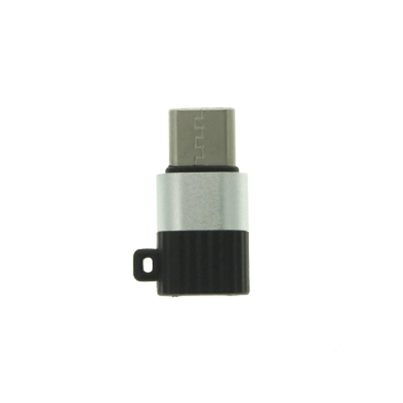 Adattatore da Micro USB Femmina a USB Type C Maschio Con Portachiave Incluso