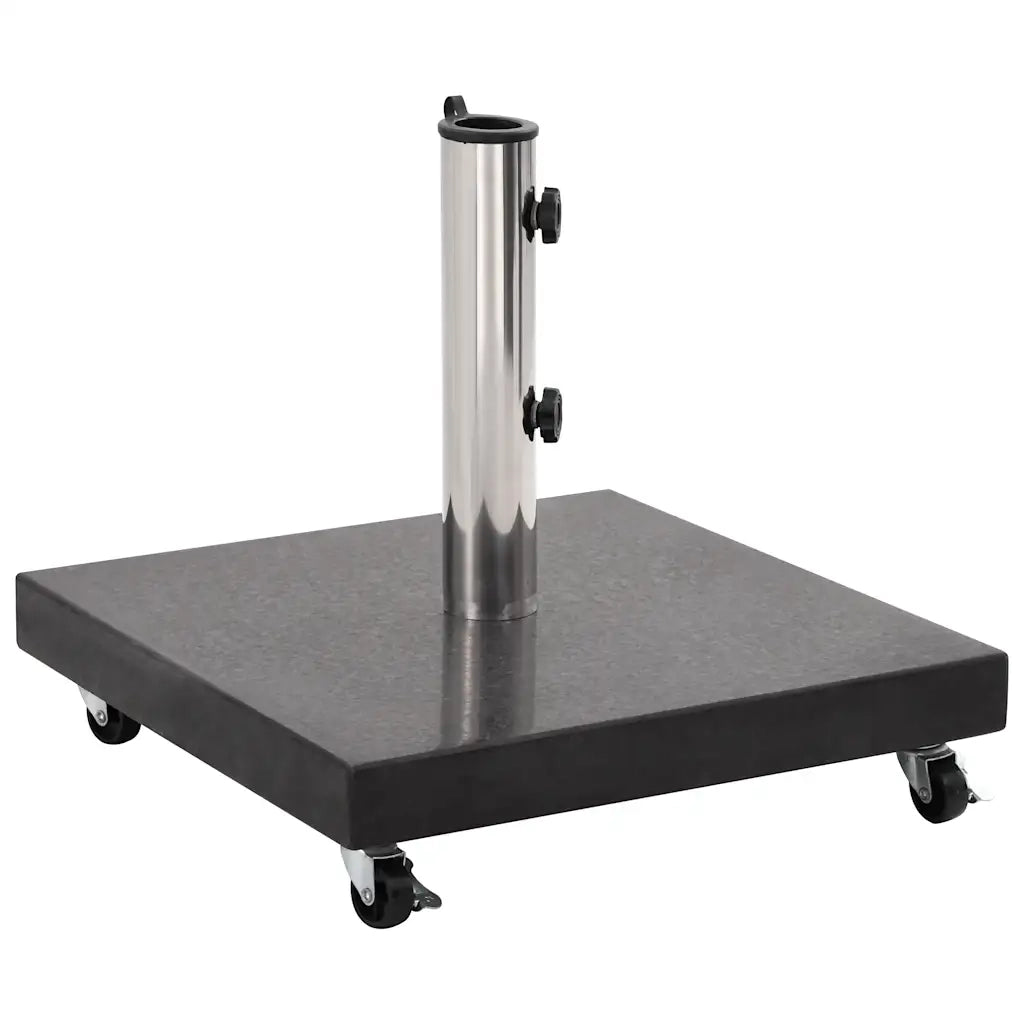 Base per Parasole in Granito 30 kg Quadrata Nera CFW6190613