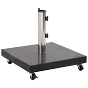 Base per Parasole in Granito 30 kg Quadrata Nera CFW6190613