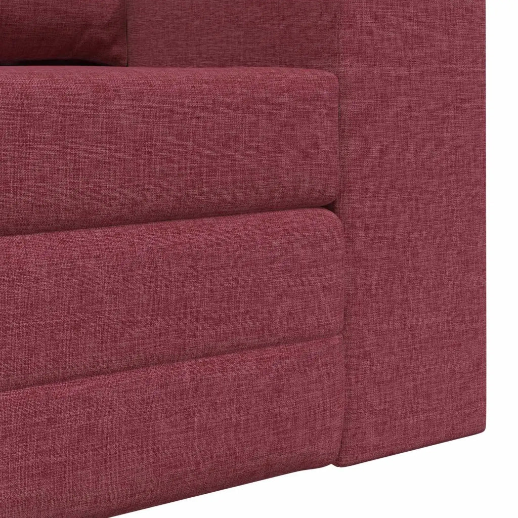 Divano letto 60cm Rosso Vino Tessuto 4106676