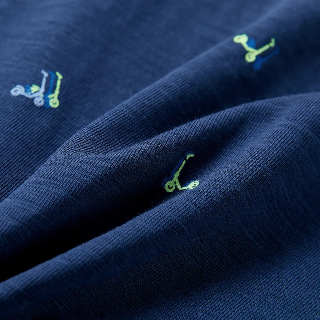 Maglietta da Bambino Blu Scuro 128 11952