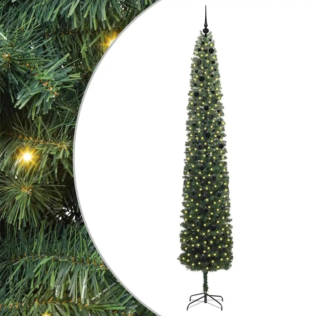 Albero di Natale artificiale con 300 LED Verde 300 cm 3394988